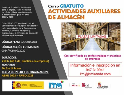 Curso FOD ACTIVIDADES AUXILIARES DE ALMACEN